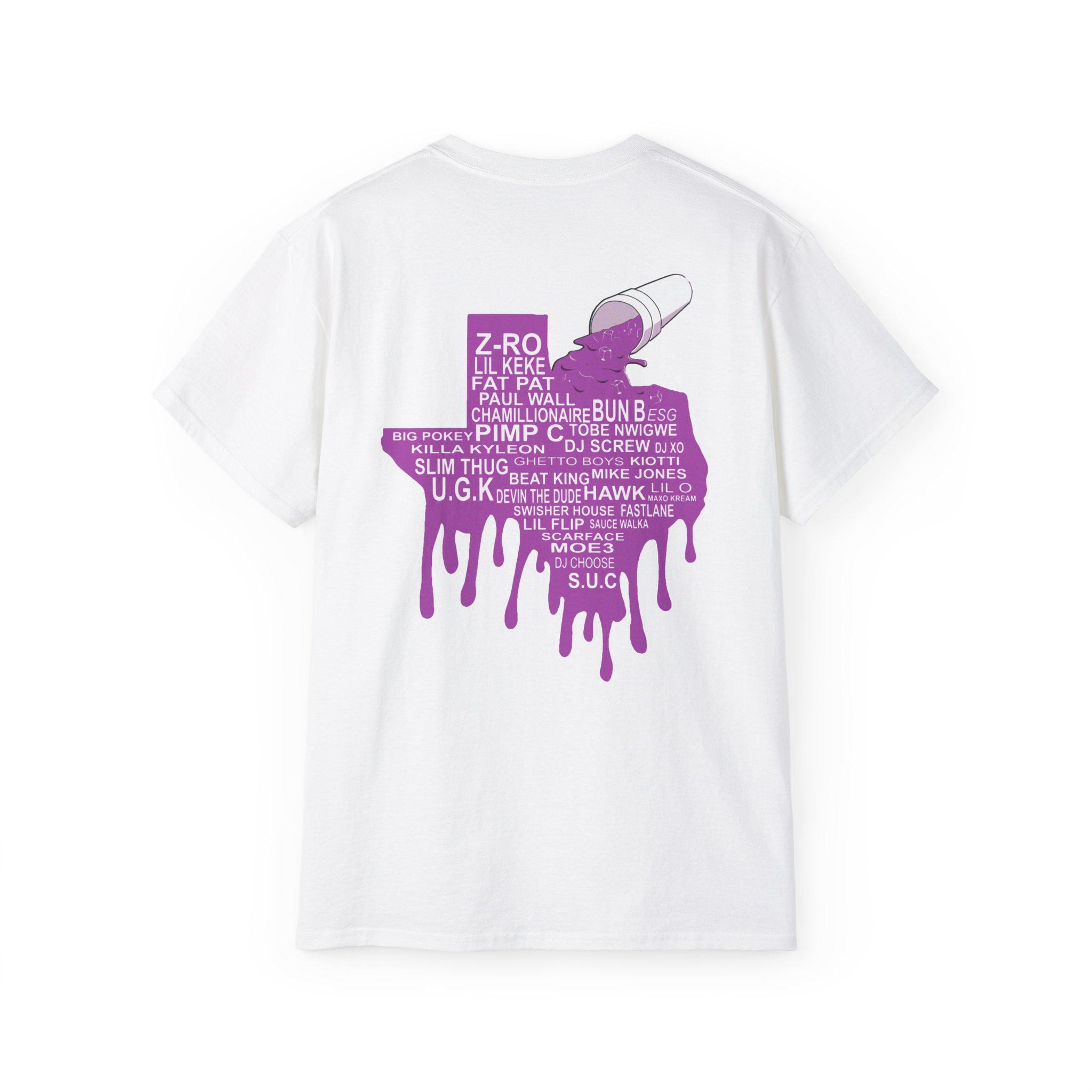 Texas Rapping Legends Tee Shirt (purple) * FREE SHIPPING to US