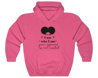 Unapologetic Lady with Puffs Hooded Sweatshirt ( Free Shipping to US Adresses )
