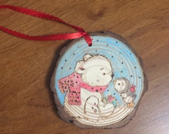 Polar bear and Penguin gift exchange