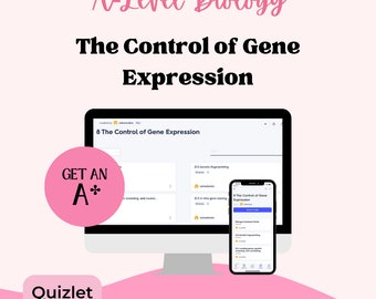 AQA A* A Level Biology Quizlet Flashcards: The Control of Gene Expression (Unit 8)