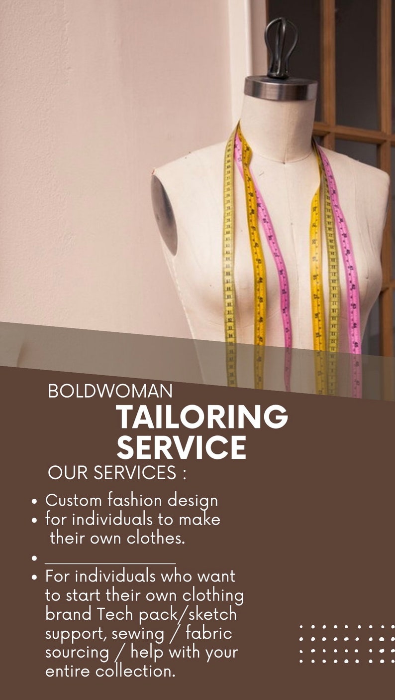 Custom Sewing , Professional Sewing Service ,bespoke Tailoring of Any