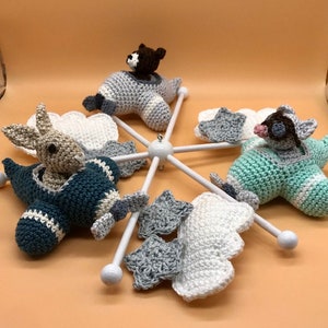 Crochet mobile airplane image 4