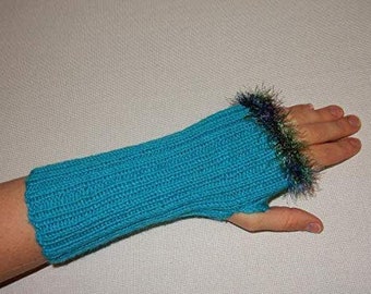 Gauntlets hand knitted