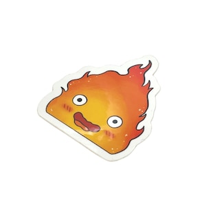 Calcifer Peeker Sticker