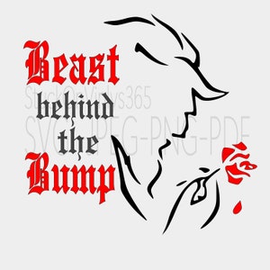 Beest achter de bult SVG, verwacht papa shirt, papa shirt, nieuwe papa shirt, preagnant beest SVG, verwacht papa SVG, papa als SVG
