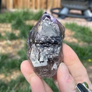 Smoky Quartz with Amethyst (122 grams)