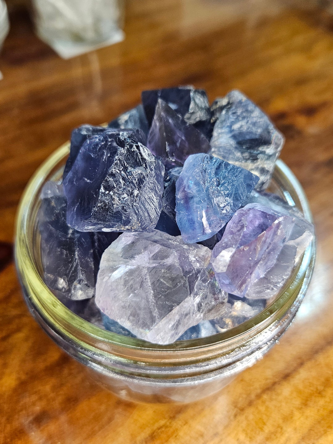 Purple Fluorite with Pyrite Dusting – YGX, China main image 1