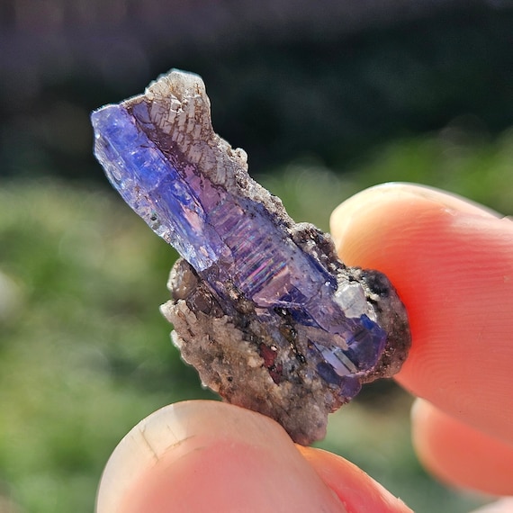 Tanzanite with Graphite Specimen (3.49 grams)