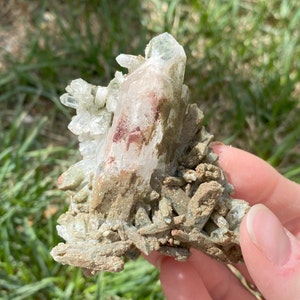 Quartz Cluster with Chlorite (96 grams)