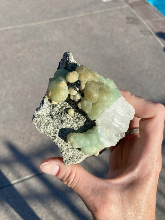 Botryoidal Prehnite on Matrix (527 grams)