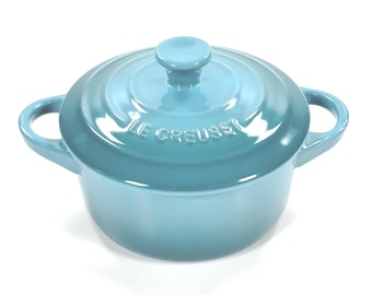 Le Creuset Stoneware Blueberry Mini Cocotte 480ml / 16oz NIB