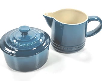 Rare Le Creuset Cassis Jam Jar Set - Cassis Purple Stoneware