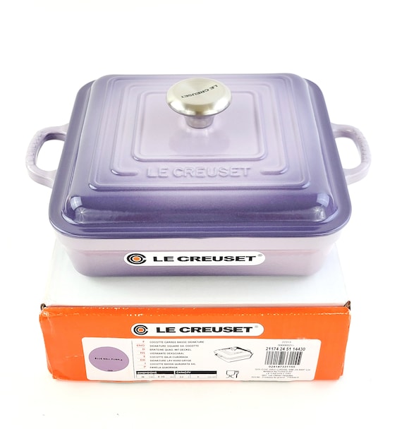 Le Creuset Cast Iron 3qt Signature Square Cocotte / Dutch