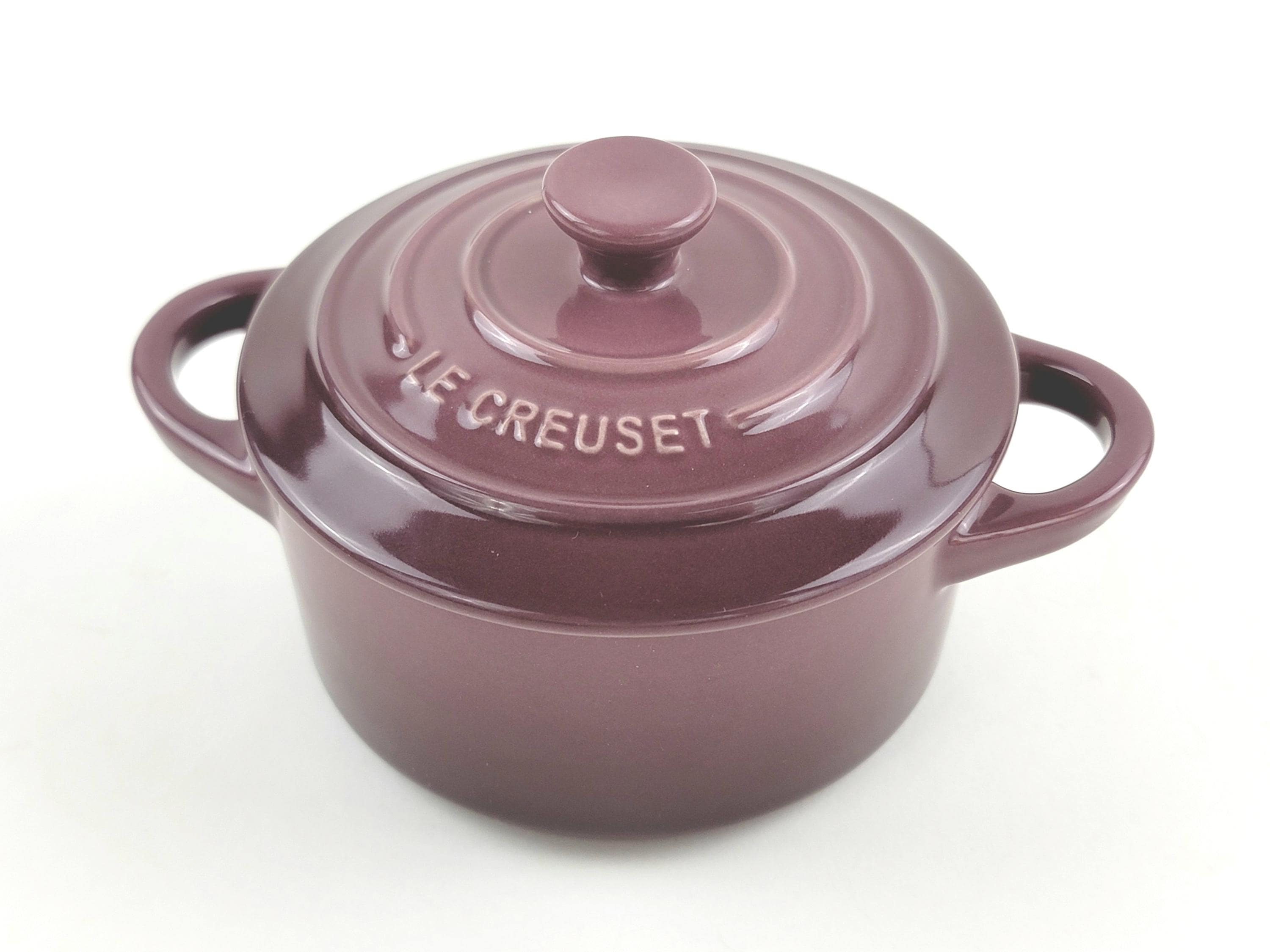 Le Creuset Stoneware Mini Cocotte 8oz / 250ml Color ~ FIG - Etsy
