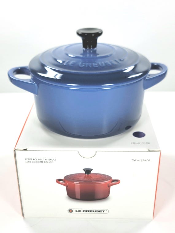 Le Creuset Stoneware Large 14cm Mini Cocotte 700ml / 24oz NIB