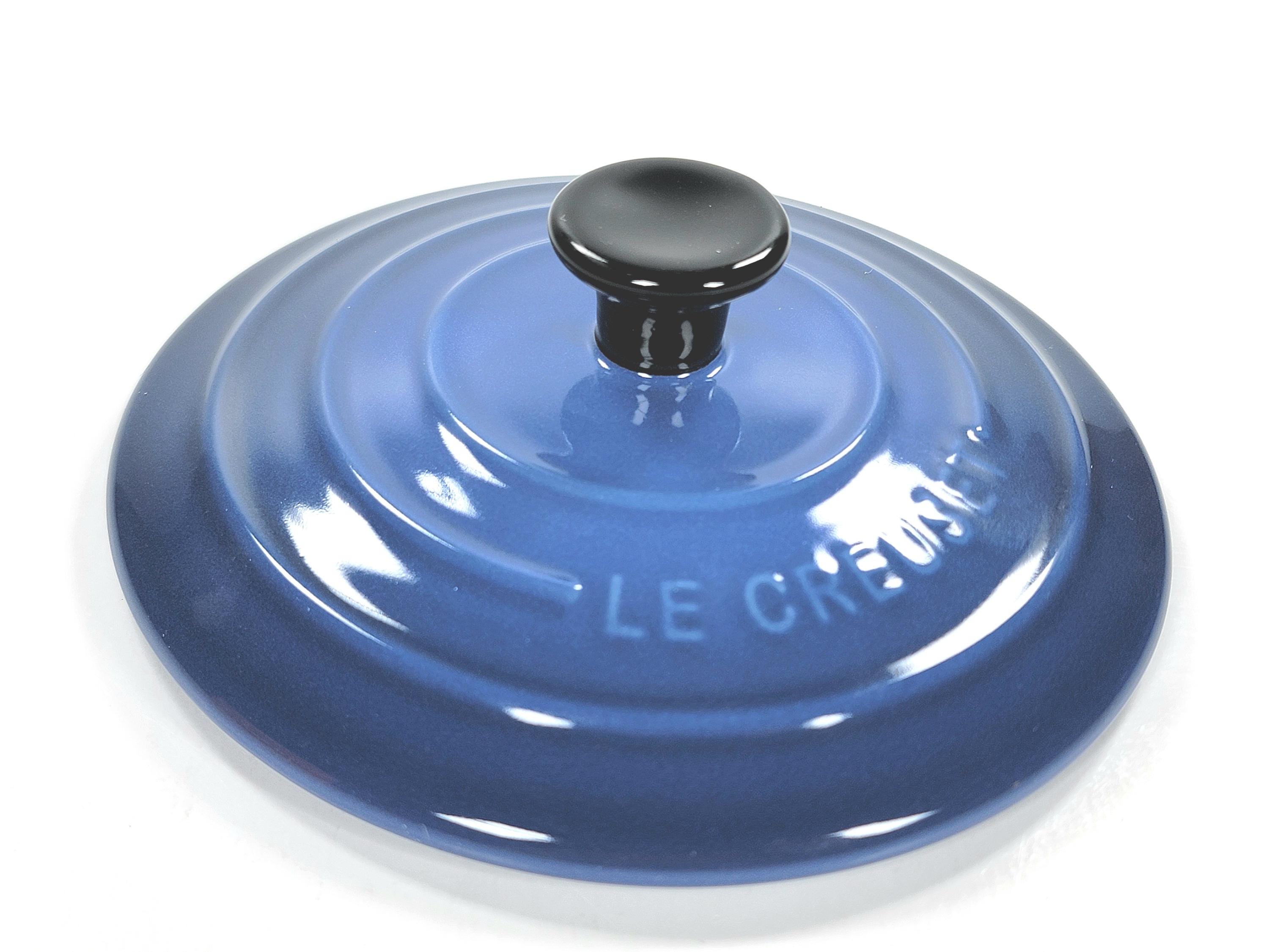 LE CREUSET 14cm 青 Le Creuset Stoneware Large 14cm Mini Cocotte 700ml / 24oz NIB