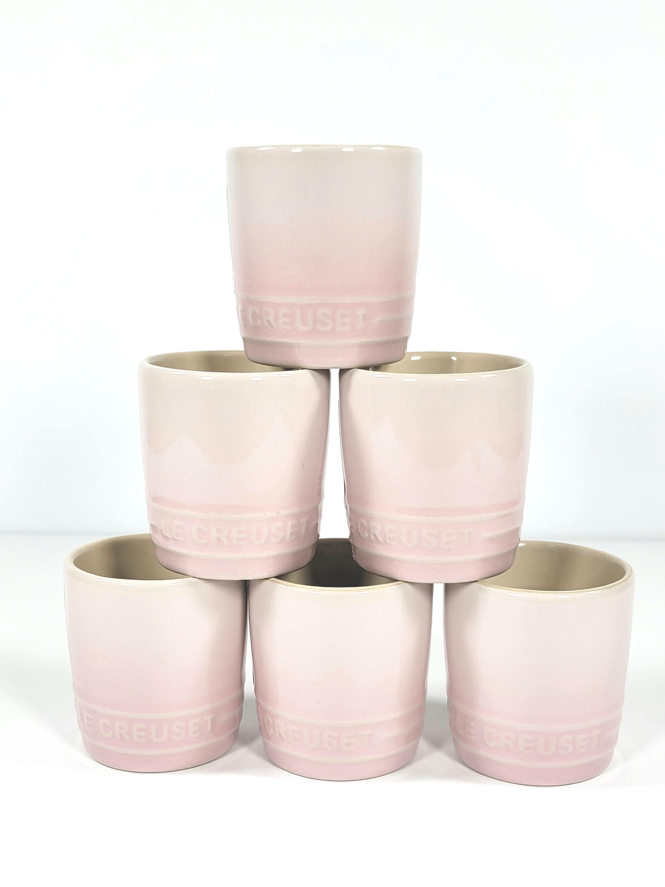 Le Creuset Stoneware Signature Petite Tasse Tasting Cups Set of 6