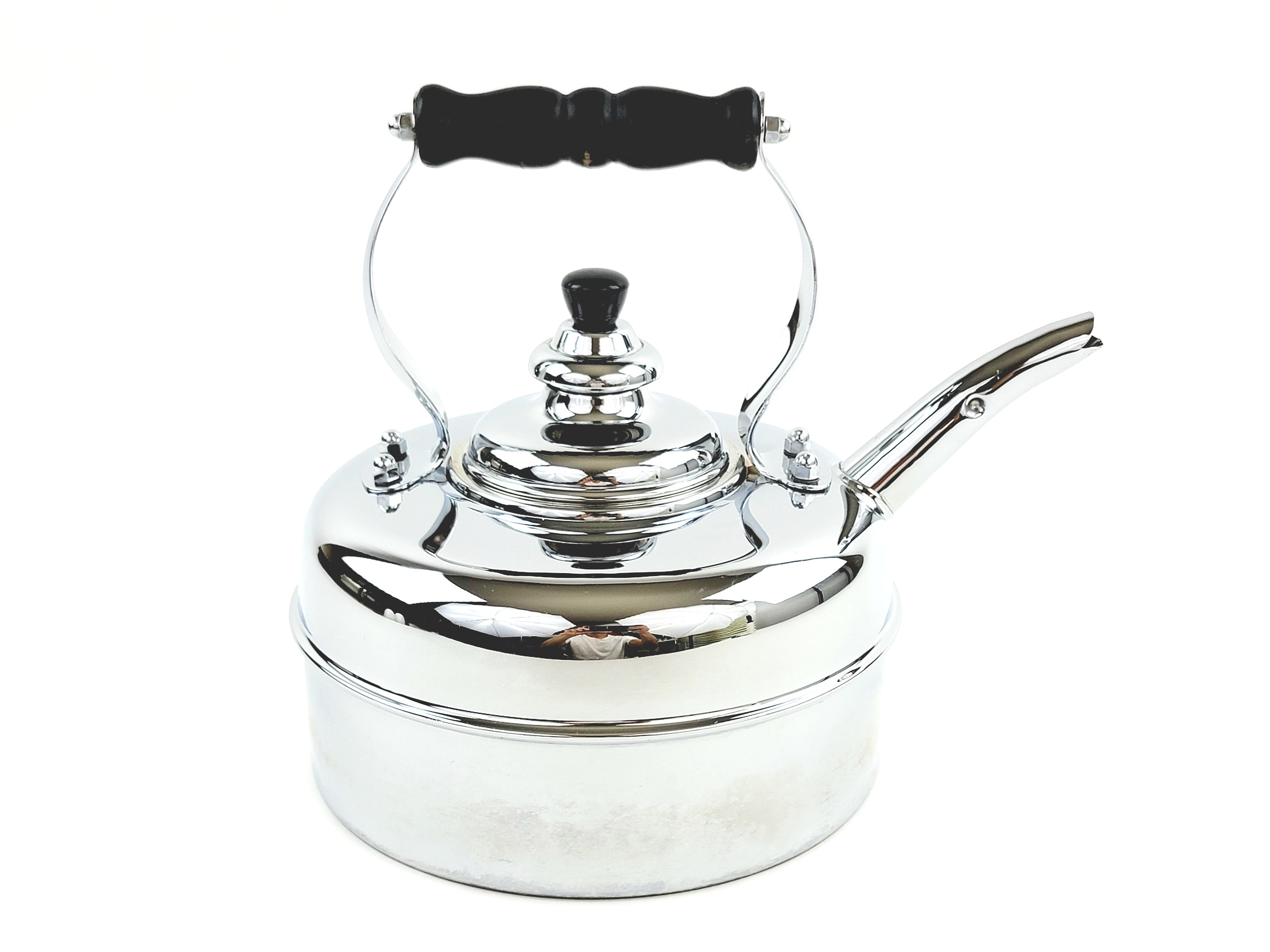 Vintage Simplex Copper Chrome Finish Whistling Tea Kettle 1.5L Etsy