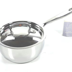 Ruffoni E'Pronto X-CORE 5-Ply Stainless Steel 1.5qt Saucepan with Lid NWT