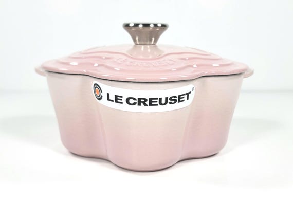 Le Creuset Cast Iron 2-1/4qt Flower Cocotte Oven ~ Shell