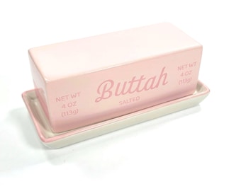 Dwell Studio Pink Stick of BUTTAH Dish