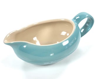 Le Creuset Stoneware Signature Gravy Boat 460ml / 16oz color ~ TURQUOISE