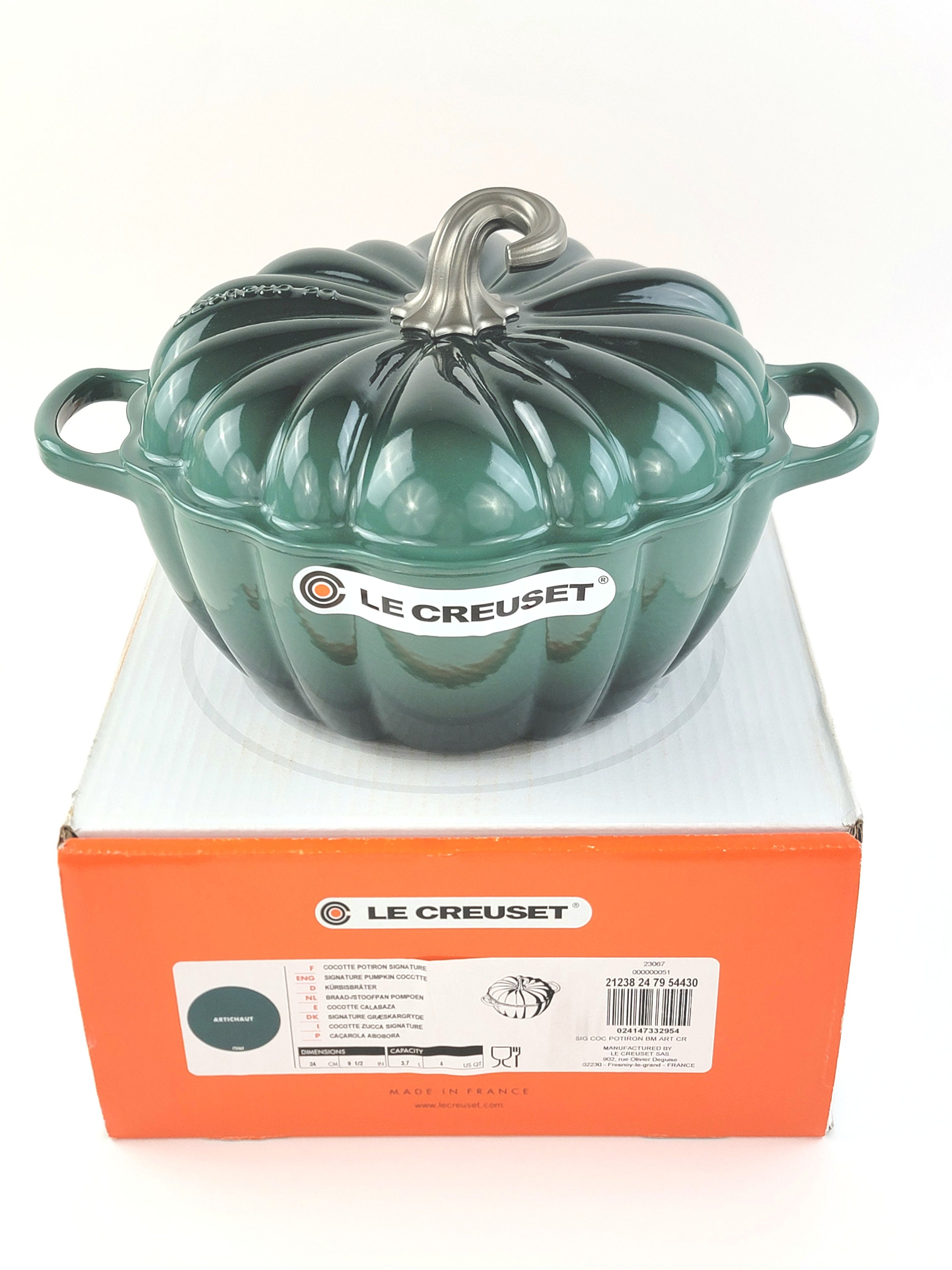 Le Creuset Cast Iron Signature Pumpkin Cocotte 3.7L / 4qt Oven