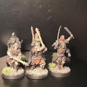 Mordor Uruk Hai Miniatures / hand painted / MESBG