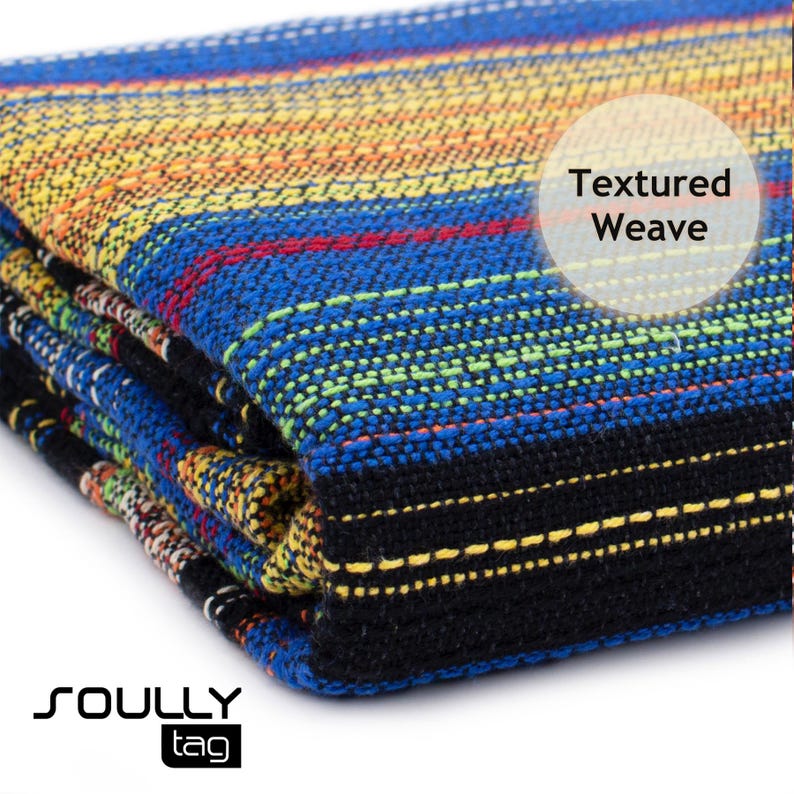 Recycled Cotton Throw Blanket - Large Sofa Cover, Pet Friendly, Heavy Bedspread - Outdoor Blanket -Traditional Portuguese Woven 150x210cm image 7