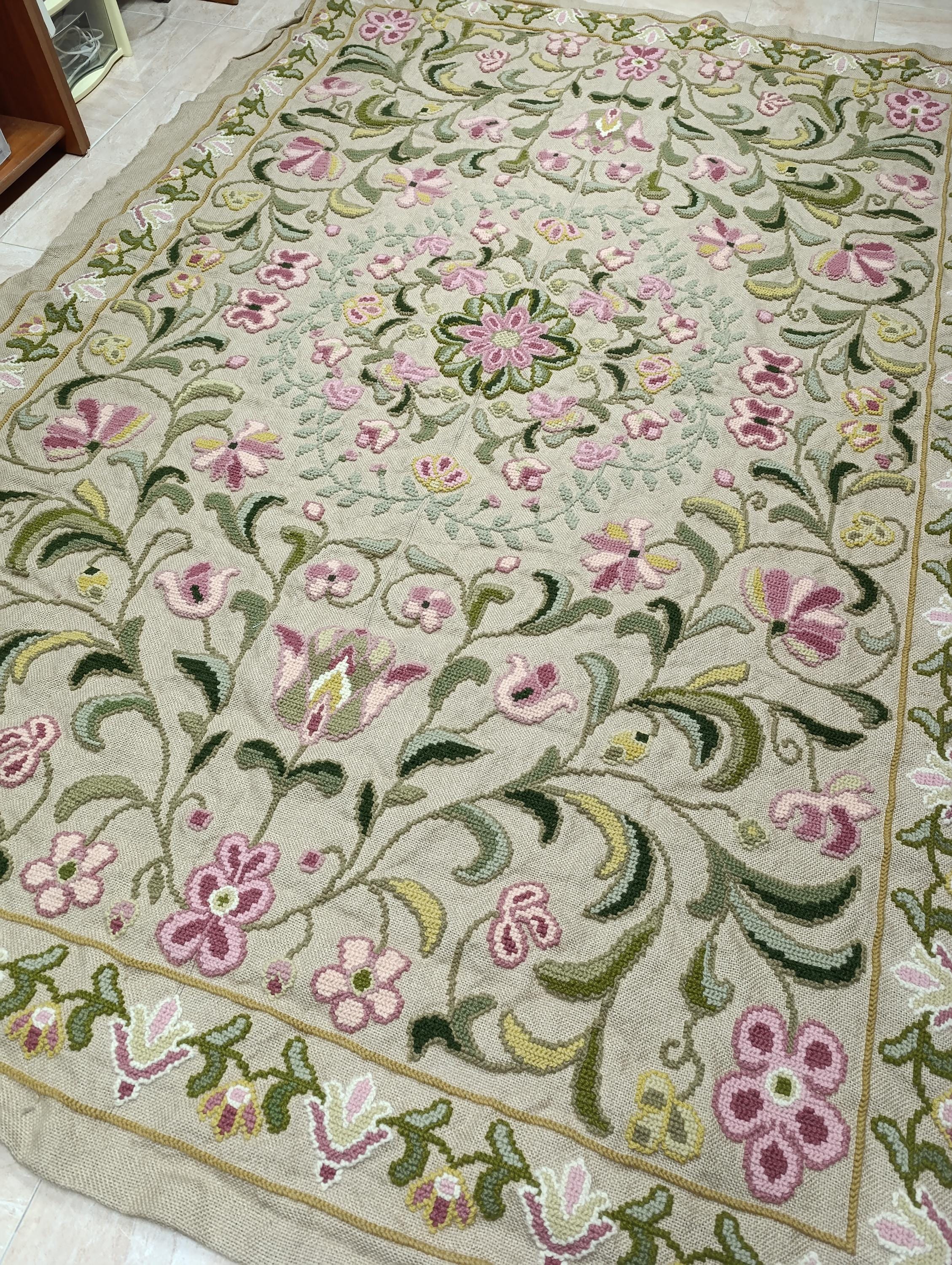 Arraiolos Tapestry Kit Santa Clara 1.75m X 2.55m - Arraiolos Rugs