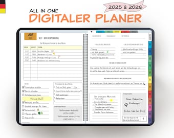 Digitaler Planer Deutsch | Bulletjournal