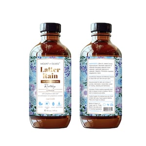 Mount of Olives - Latter Rain - The Anointing Oil With Cosmeceuticals Derived from Biblical Botanicals