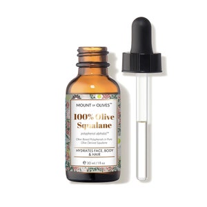 Mount of Olives 100% Squalane Oil. Sustainable, Pure and Vegan Facial and Body Squalane Oil Derived from Olives.