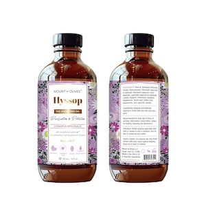 Mount of Olives - Hyssop - The Anointing Oil With Cosmeceuticals Derived from Biblical Botanicals