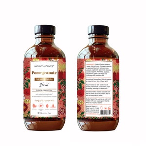Mount of Olives - Pomegranate - The Anointing Oil With Cosmeceuticals Derived from Biblical Botanicals