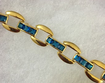 Gold/Blue For Women AZBRLB016-GBL Fashion Trendy Fold Over Bracelet Gold/Blue For Women AZBRLB016-GBL Fashion Trendy Fold Over Bracelet