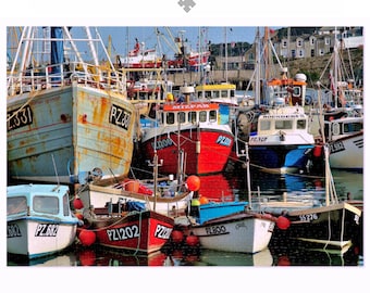 Newlyn Fishing Boats 1000 Piece Jigsaw Puzzle Gift Premium Puzzle for Adults and Family Time Newlyn Cornwall Made in Great Britain
