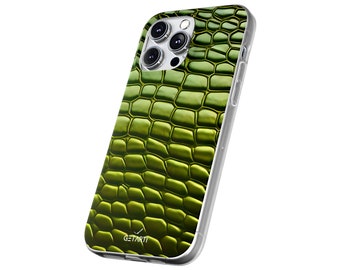 Viper Green Flexi Phone Case Cover for iPhone 15 14 13 12 11 Pro Max Plus Mini XS XR X 7 8 Plus Samsung Galaxy S23 S22 S21 S20 Ultra Plus