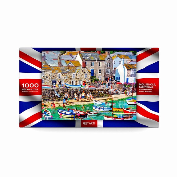 1000 Piece Jigsaw Puzzle For Adults – St Ives Town Landscape, Premium Quality With Poster - View #12