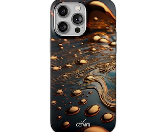 Liquid Gold iPhone & Galaxy Case – Flexible Schutzhülle