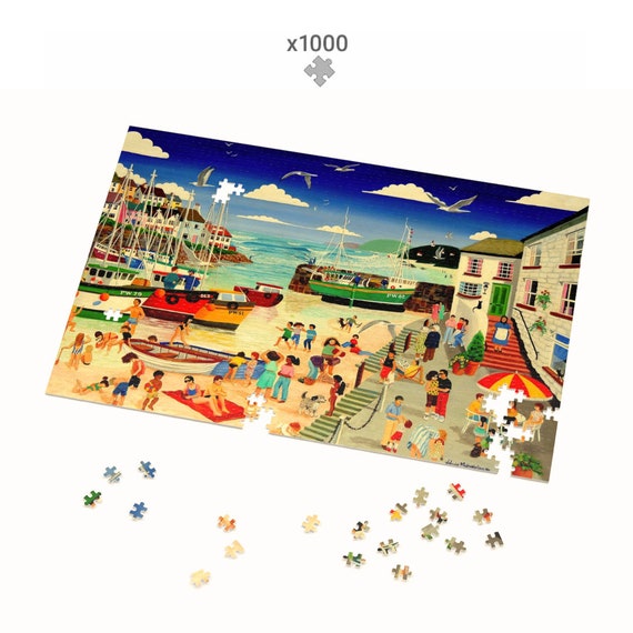 1000 Piece Jigsaw Puzzle For Adults – St Ives Town Landscape, Premium Quality With Poster - View #13
