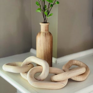 Decorative Wood Chain Link