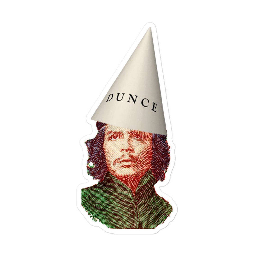 Dunce Sticker Dunce Che Bubble-free Stickers - Etsy UK