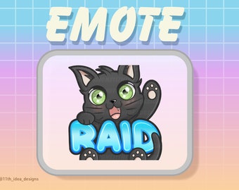 Cute Chibi Kitten Emote Raid (Twitch/Discord)