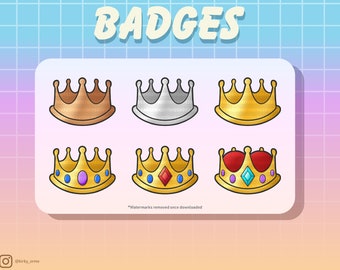 Crown Badge Bundle (Twitch/Discord)