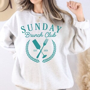 Custom Brunch Sweatshirts, Sunday Brunch Shirt, Brunch Babe Crewneck, Brunch Club Sweaters, Brunch Bachelorette Social Club, Mimosa Shirt