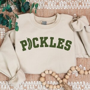 Pickle Crewneck, Retro Pickles Sweatshirt, Pickle Sweater, Pickle Lover Gift, Gift For Pickle Lover, Pickle Jar Sweater, Pickle Girl Shirt