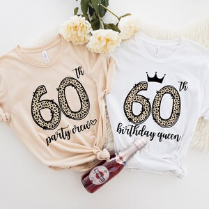 60th Birthday Group Shirts, 60th Birthday Crew Tshirts, 60th Birthday Queen Shirt, 60th Birthday Gifts For Women, 60th Birthday Party Shirt