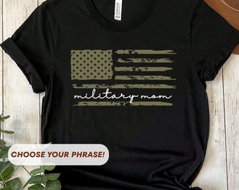 Custom Military Family Shirt, Military Mom Tshirt, Deployment Gift, Bootcamp Shirt, Family Day Tshirt, Personalized Military Retirement Gift