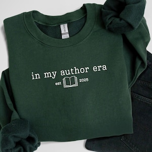 Custom In My Author Era Sweatshirt For Author Sweatshirt, Gift For Writer Sweatshirt, Published Author Crewneck, Gifts for Author Apparel